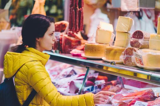 femme au marché